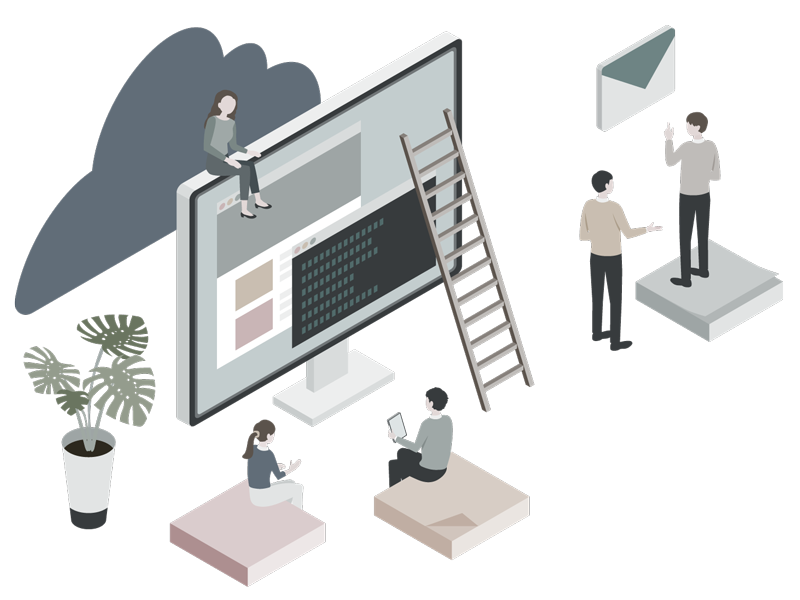 企業紹介を表すイラスト